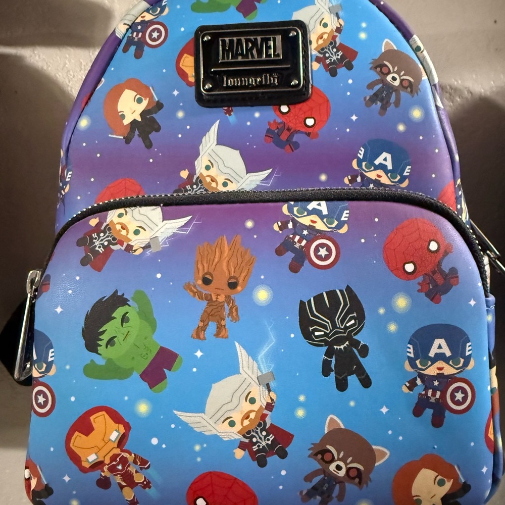 New Loungefly Marvel Avengers  Superhero Mini Backpack